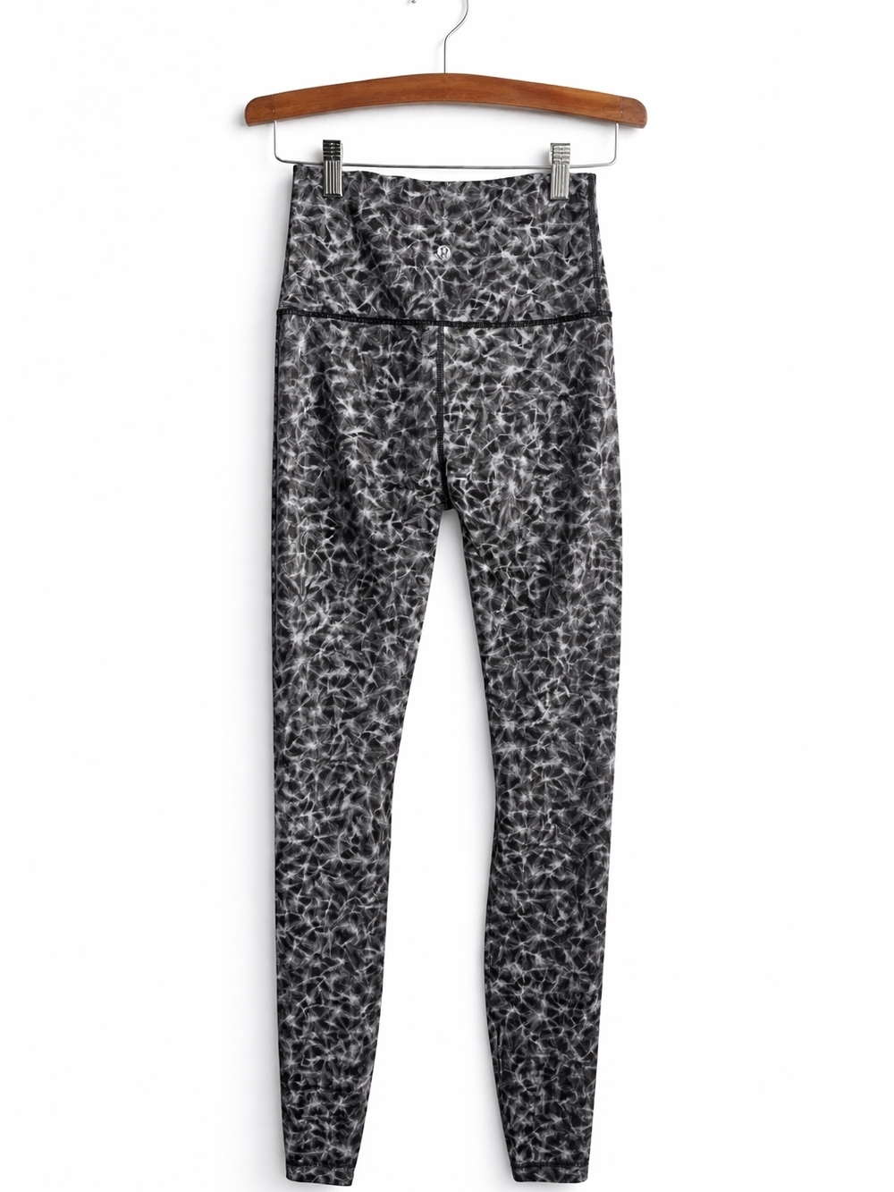 Lululemon Wunder Under High Rise Tight Plume White Black Size 6